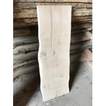 Baumscheibe, Massivholz Tischplatte, Bartresen, unbesäumt, Handwerk, Eiche 140x35-40x3cm